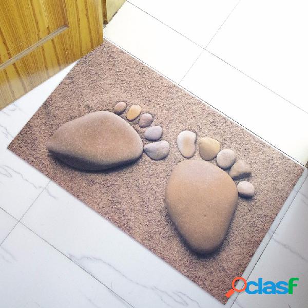 Tapete de Porta de Borracha 3D Chic Para Casa Padronagem de