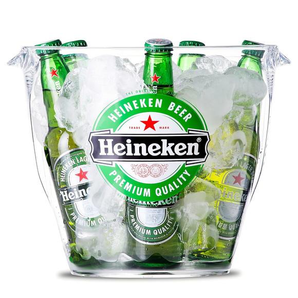 Balde de Gelo Heineken 7,6 Litros - Em Acrílico