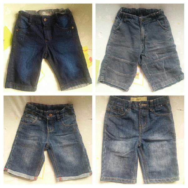 Bermudas meninos 5/6 anos