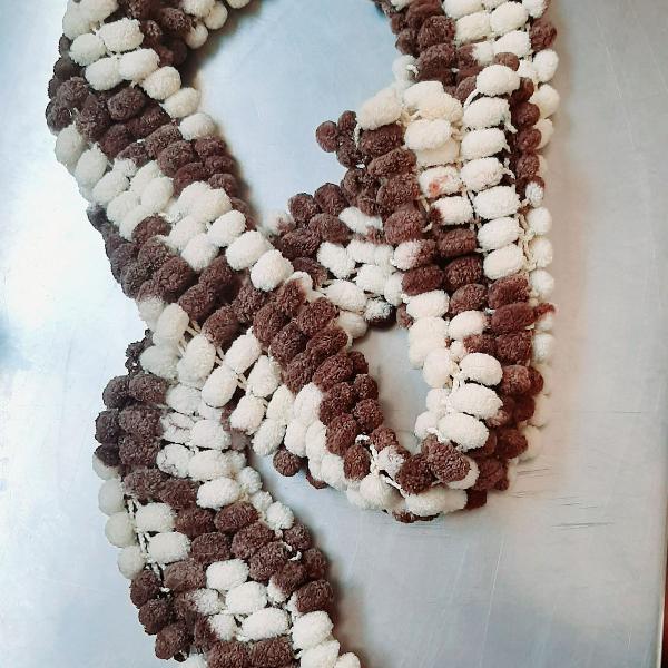 Cachecol bolinha