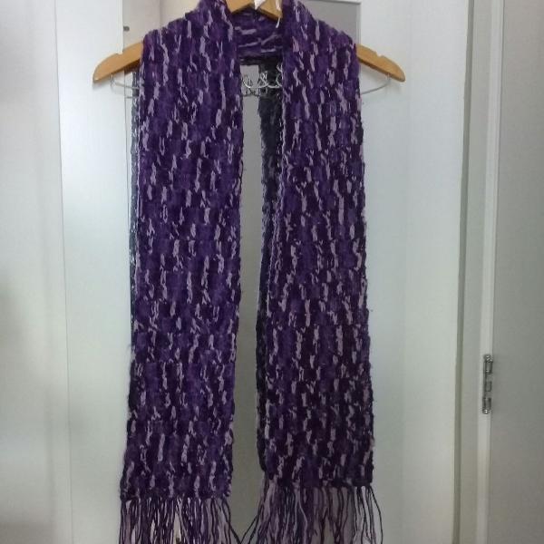 Cachecol de tricot super lindo