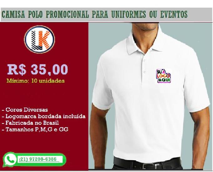 Camisa Polo Personalizada Para Empresas e Eventos