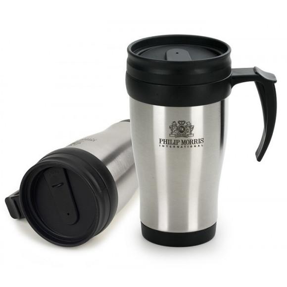 Caneca Inox C/ Tampa Personalizada 400ML