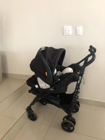 Carrinho + bebê conforto Chicco Liteway Plus