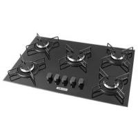 Cooktop A Gás Built Acendimento Automático 5 Bocas Soft