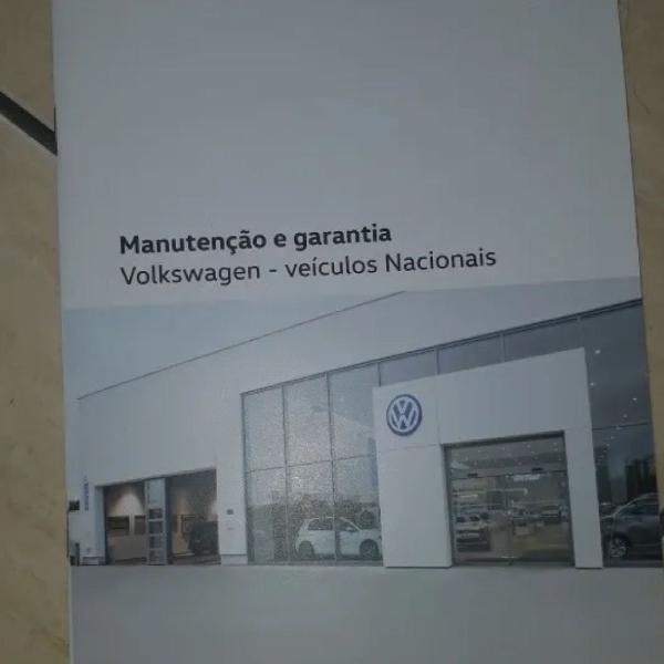Manual de revisão e garantia original Volkswagen