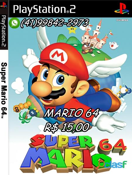 R$ 15 Mario 64 para PS2