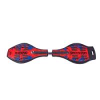 Skate 2 Rodas Bel Sports 405300 Rocking Até 70 Kg Vermelho