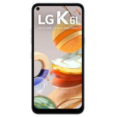 Smartphone LG K61 LMQ630BAW 128GB Android Câmera Quádrupla