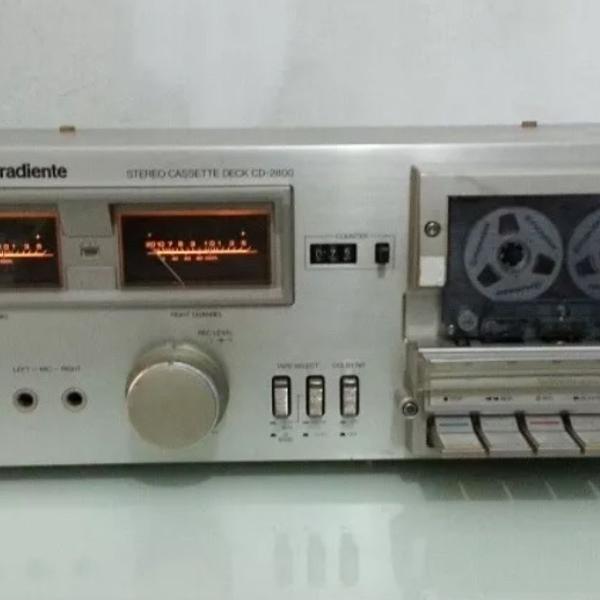 TAPE DECK GRADIENTE CD-2800 # MUITO NOVO # PROMOÇÃO NO