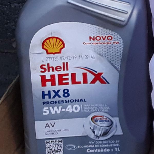 leo de motor shell HX8 5W40 profissional