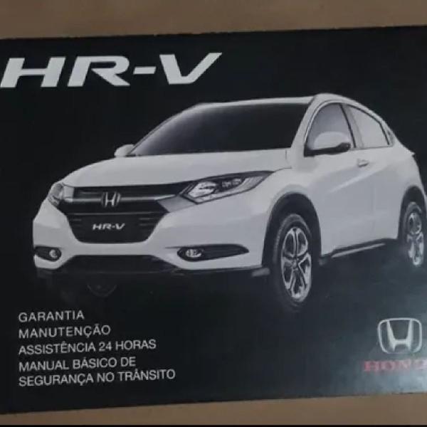 manual de revisão e garantia Honda Hrv 2017 2018