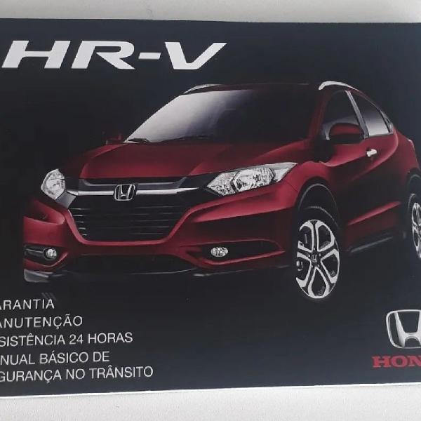 manual de revisão e garantia Honda Hrv ano 2016 2017