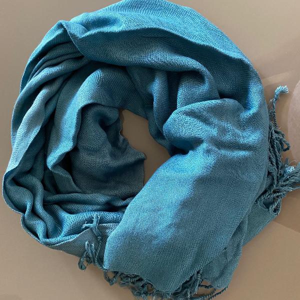 pashmina azul royal