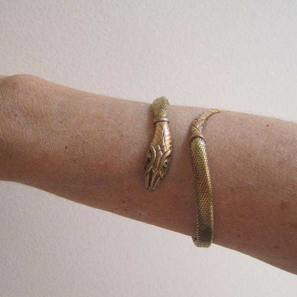 pulseira cobra antiga