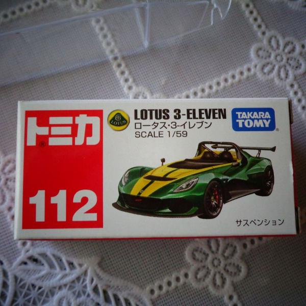 takara tomy tomica nº 112 lótus 3 onze super sport car -