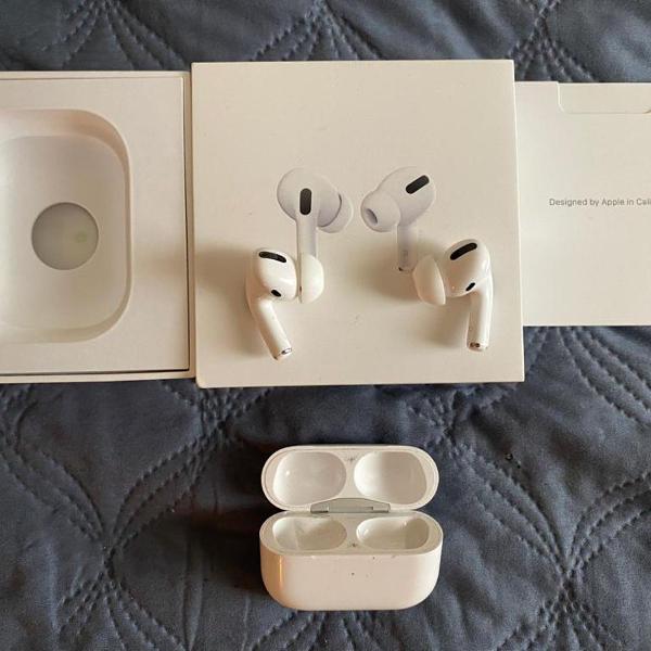 AirPods PRO + Caixa + Nota Fiscal e Todos os Acessorios