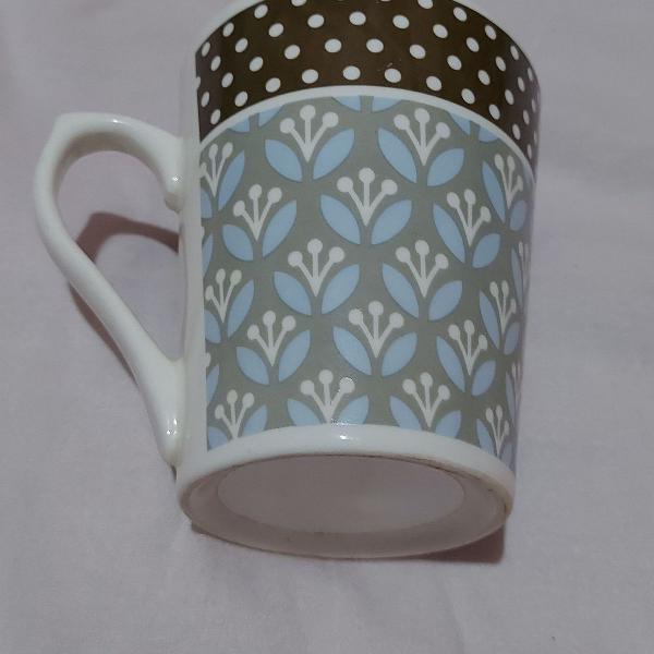 Caneca Azul de cerâmica Oxford