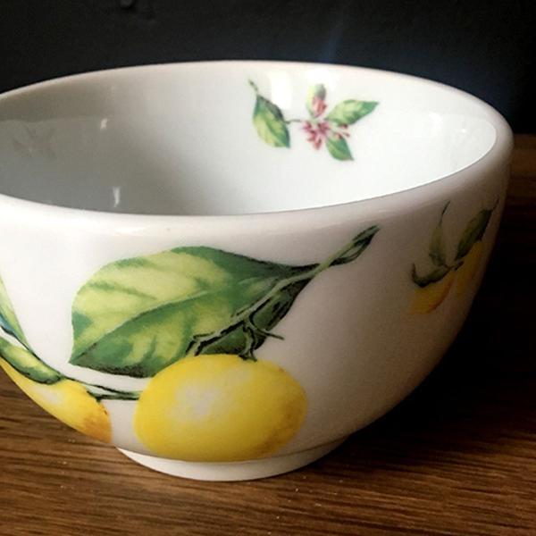 Jogo de 04 Bowls de Porcelana Lemon Collection