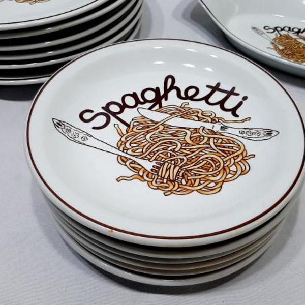 Jogo jantar p/ spaghetti 11 pçs porcelana schmidt