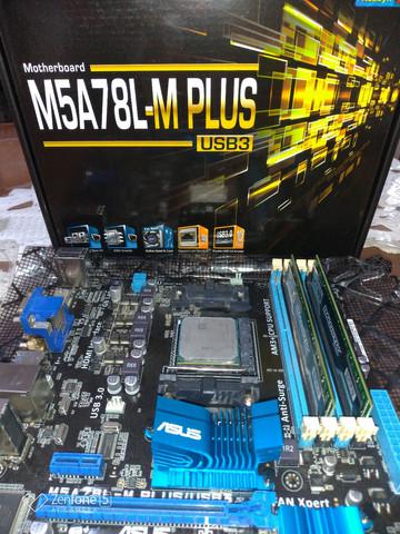 Kit placa mãe Asus M5A78L-M Plus DDR3 + FX-6300
