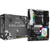 Placa Mãe ASRock B450 Steel Legend Chipset B450 AMD AM4 ATX