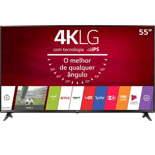 Smart TV LED 55" LG 55UJ6300 - Ultra HD 4K - HDMI - USB -