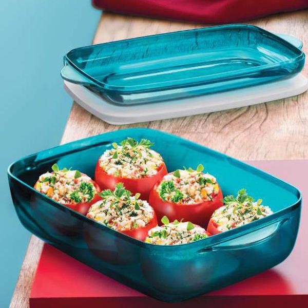 Tupperware Microplus Retangular 1,7 Litros Policarbonato