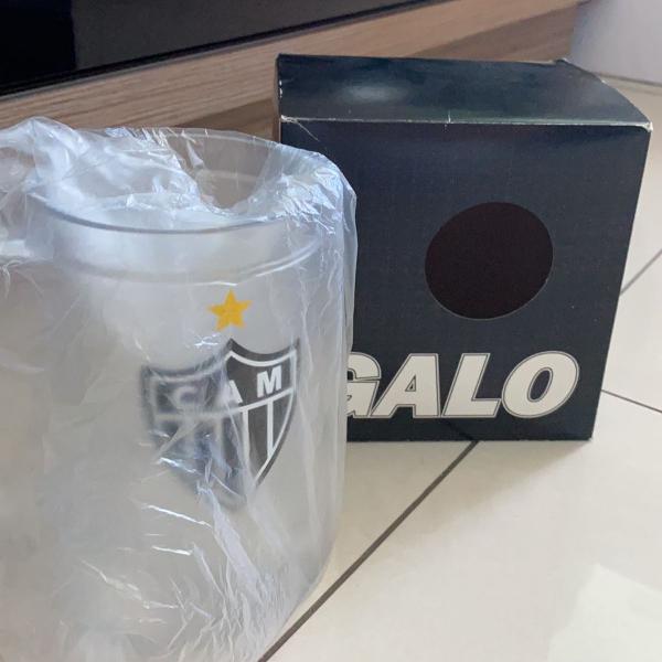 caneca gel incolor escudo galo