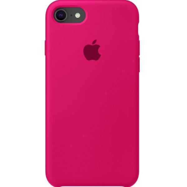 capa para iphone 7, 8 e se em silicone - rosa pink