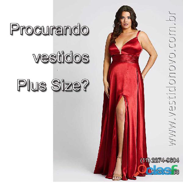 Vestido vermelho, tamanho grande, Plus Size
