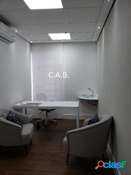 Sala comercial mobiliada para locação ou venda Alphagreen