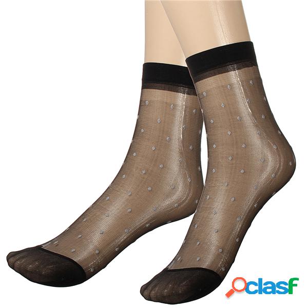 10 pares de senhora menina rendas ultra-fina fibra denier