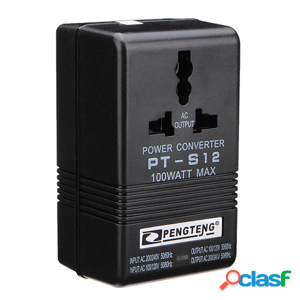 110V a 220V e 220V a 110V Voltagem 100W Transformer