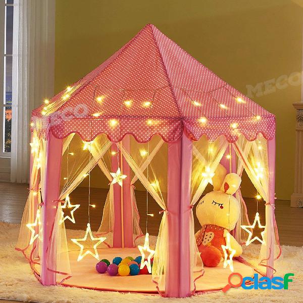 12 Star Lights Princesa Castelo Play House Outdoor Indoor