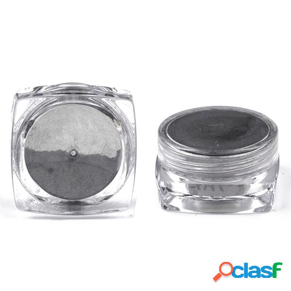 1g Magic Mirror Black Nail Glitter Powder Nails lisos Art
