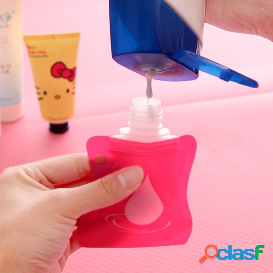 5Peças Bolsa de Loção Portátil Para Shampoo Líquido