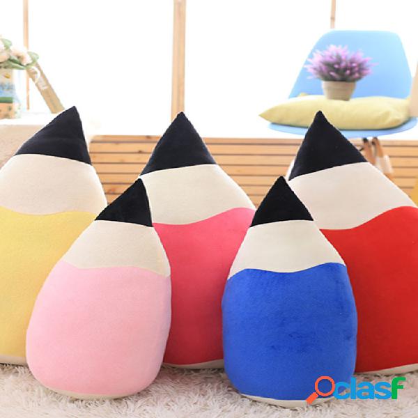 Almofada criativa em forma de lápis Colorful Kawaii Cartoon
