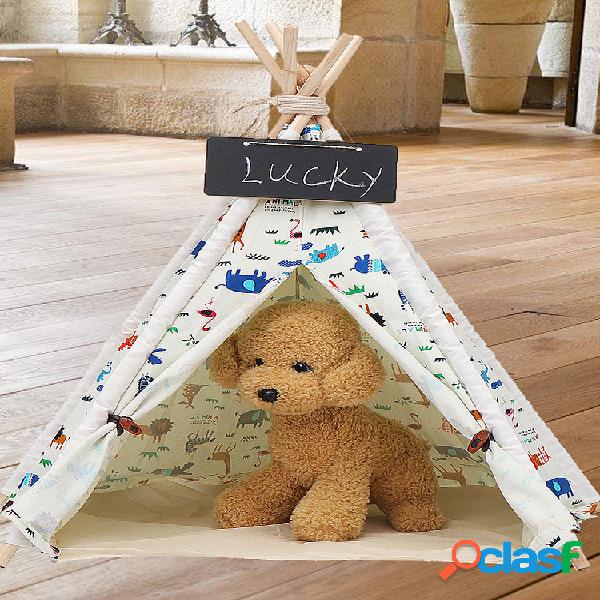 Animais de estimação Tenda Tenda Cães Casa Lona