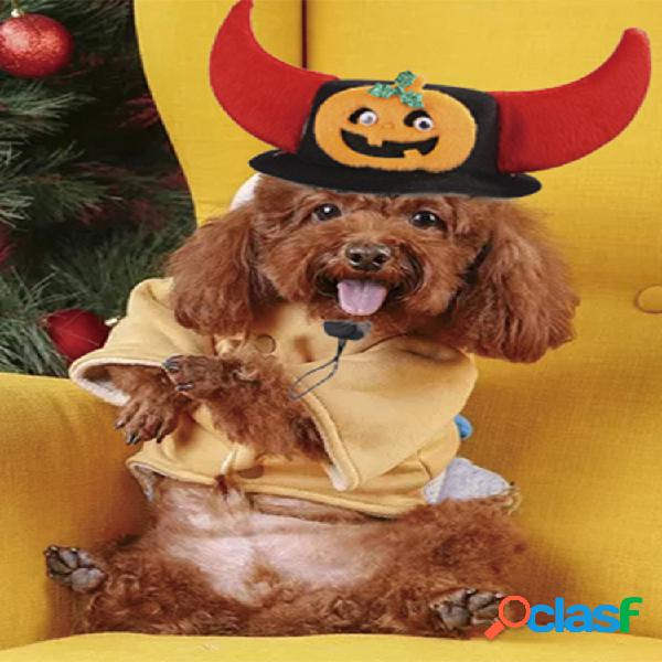 Animal de estimação Chapéu Cachorro Halloween Natal