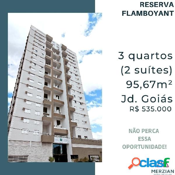 Apartamento para venda, 3 quartos, 2 suítes. Jardim Goiás