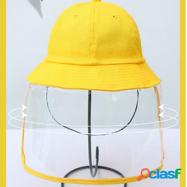 Balde à prova de poeira Chapéu infantil anti-fog Chapéu