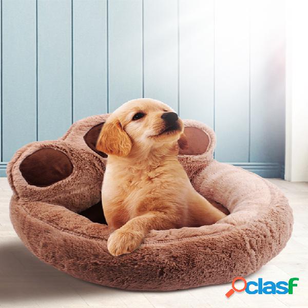 Bear Paw Winter Warm Soft Pet Cachorro Cat Kennel Pet Bed