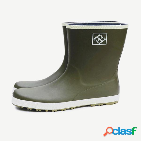 Botas de chuva de pesca impermeável de borracha para