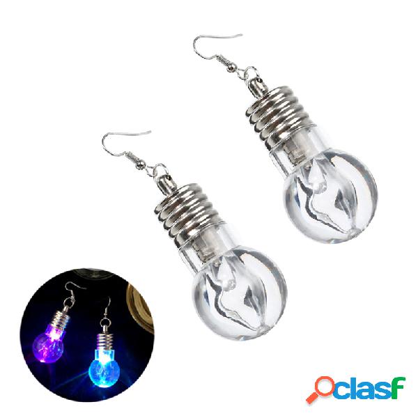 Brincos Piscantes LED Lâmpada Engraçada Acessórios Para