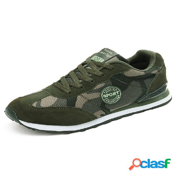 Camuflagem antiderrapante ao ar livre Padrão Sapatos