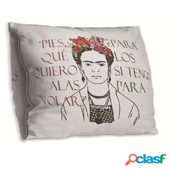 Capa de almofada estampada de beleza frente e verso, sofá