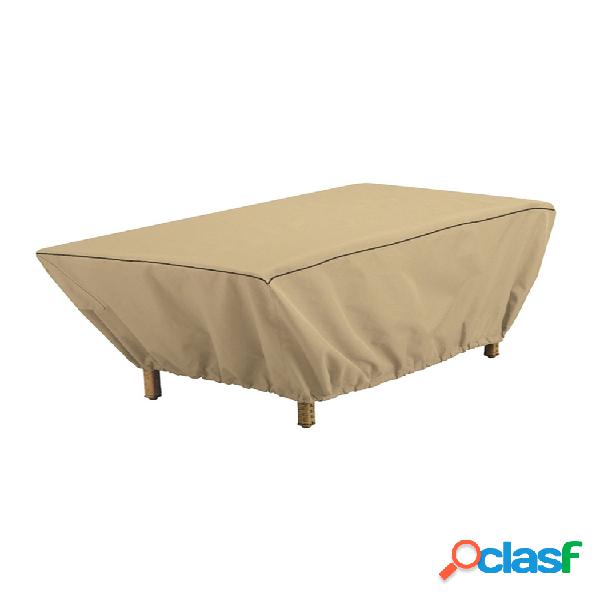 Cobertura de mesa lateral retangular impermeável para
