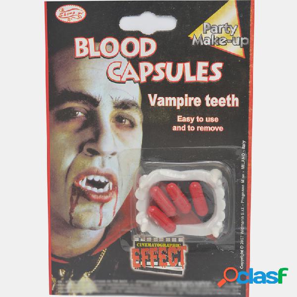 Conjunto de dentaduras de Halloween com 2 peças de