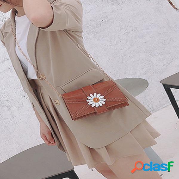 Correntes femininas Daisy Crossbody de grande capacidade